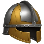Viking helmet sticker
