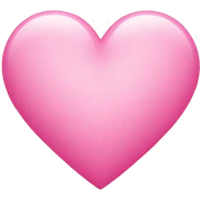 Pink heart sticker