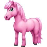 Pink pony in the club sticker