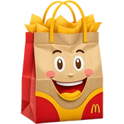 Mcdonald’s bag sticker