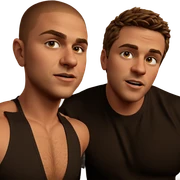brothers with bold style sticker