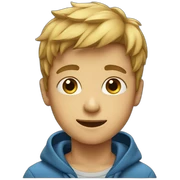 Cute boy sticker