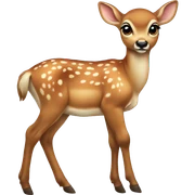 baby deer sticker