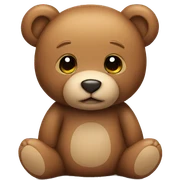 Teddy bear sticker