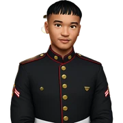 boy in uniform portrait sticker