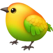 mango bird 3В sticker