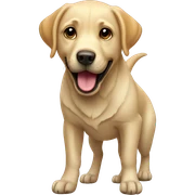 Labrador playing  sticker