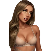 realistic solo girl in lingerie sticker