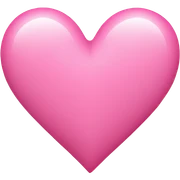 Pink heart sticker