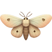 Moth pastel sticker