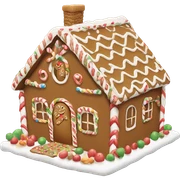 Gingerbread house sticker