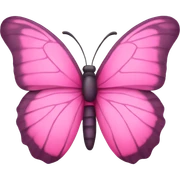 Pink butterfly  sticker