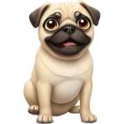 Pug sticker