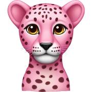 pink chettah sticker