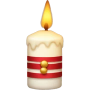 christmas candle  sticker
