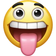 sticking out tongue  sticker