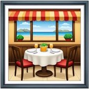 restaurant  sticker