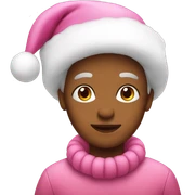 Pink Christmas  sticker