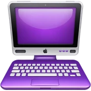 violet computer sticker