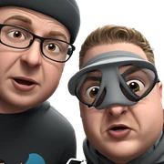 boys wearing hats and glasses sticker