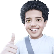 smiling boy in car interior sticker