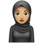 Hijab girl sticker