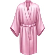 light pink silk robe sticker