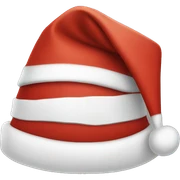 santa hat sticker