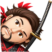 Daring Samurai sticker