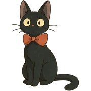 ghibli style cat sticker