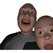 surprised boys in a meme sticker