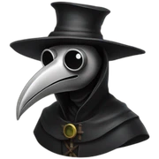 Plague doctor sticker