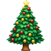 Christmas tree sticker