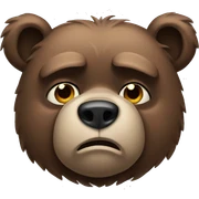 Grumpy bear  sticker