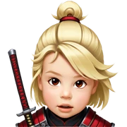 Fierce Samurai sticker