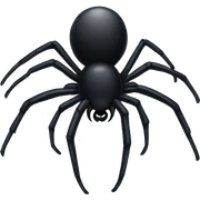Black Spider  sticker