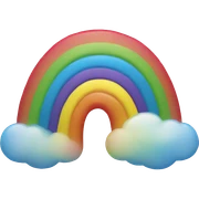 Rainbow colorful sticker