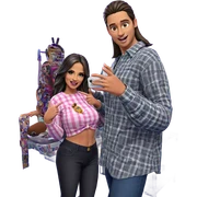 casual moment between friends sticker