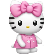 hello kitty pink sticker