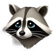 raccoon sad sticker
