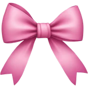 pink bow sticker