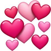 Hearts sticker