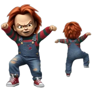 Chucky twerking sticker