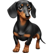 Dapple dachshund  sticker