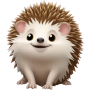 hedgehog with ྀིྀ sticker