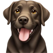 happy Labrador sticker