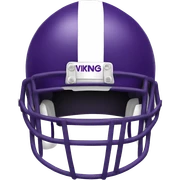 Minnesota Vikings helmet sticker