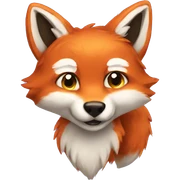 furry fox  sticker