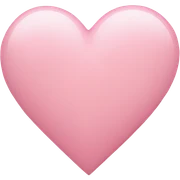 Light pink heart sticker