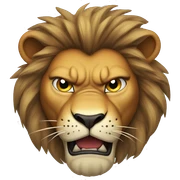 lion angry sticker